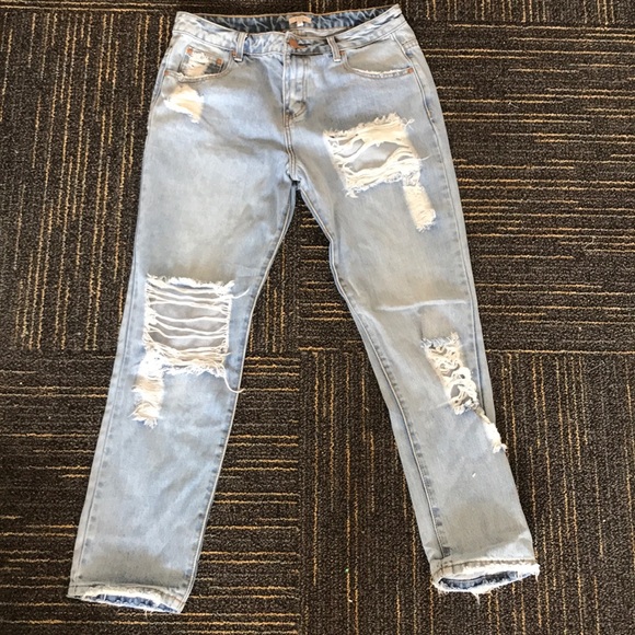 Tobi Ripped Boyfriend Jeans - Picture 1 of 2